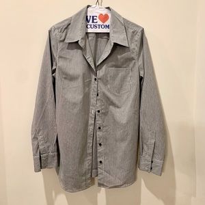 Women's Button Down Striped Shirt